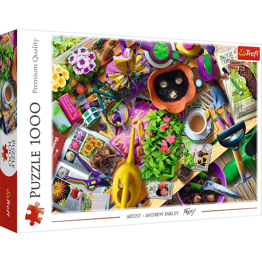 Puzzle Trefl 1000 piese Grădină Artistică