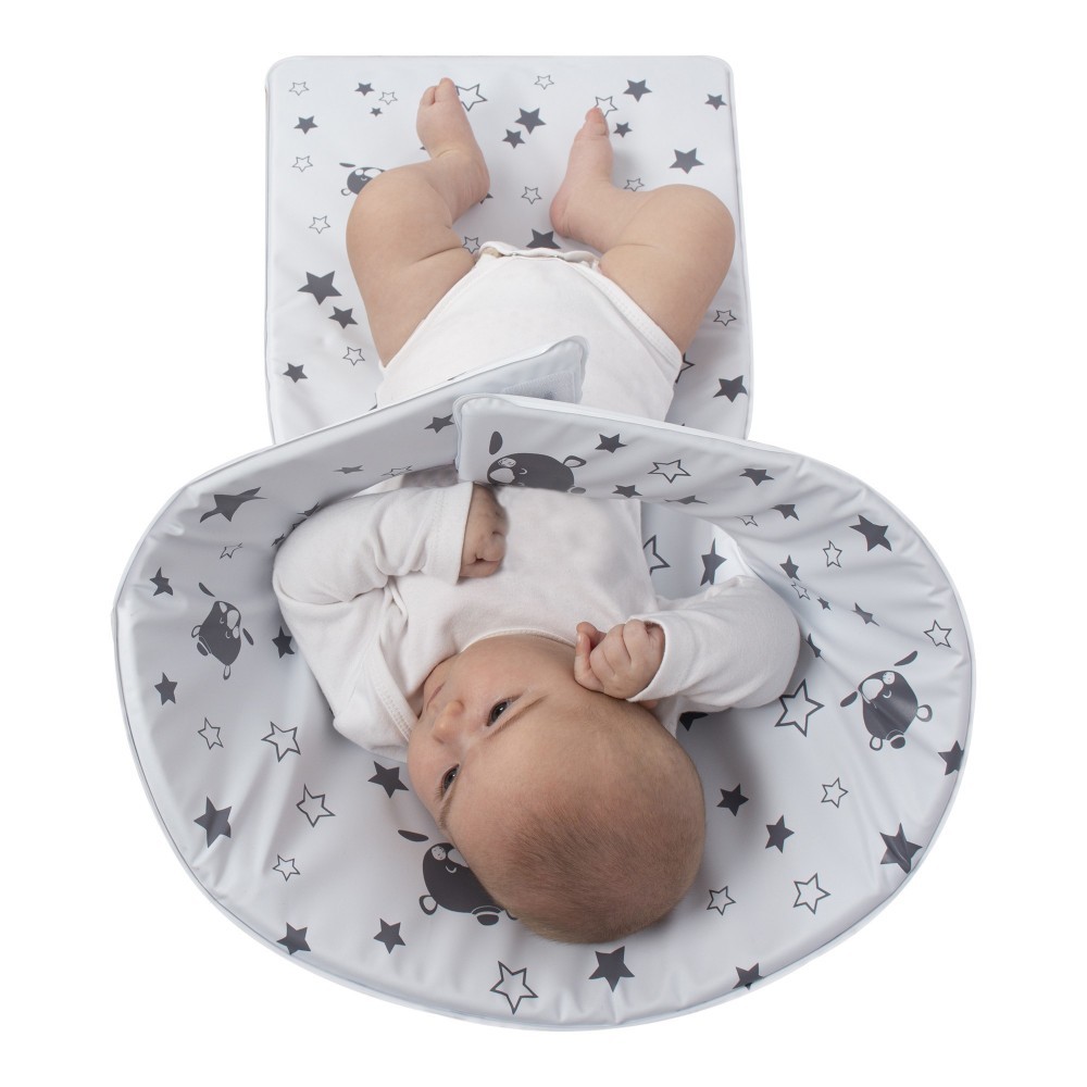 Salteluta infasat pliabila SeviBebe, impermeabila - imagine 3