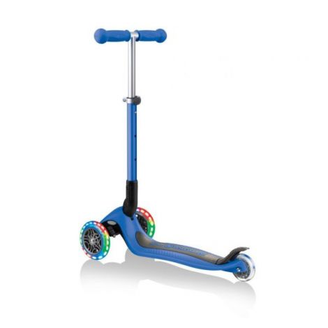 Trotineta Globber Primo Lights Pliabila Albastru - imagine 4