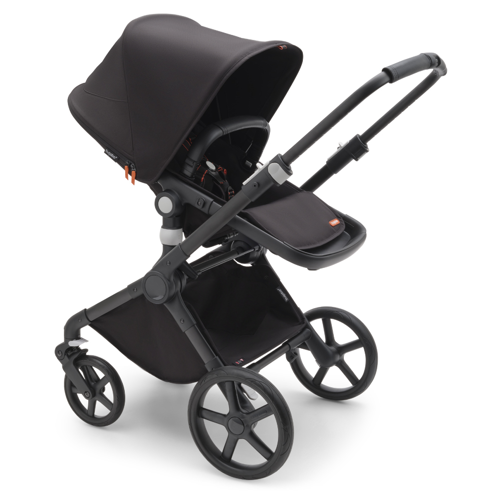 Carucior Bugaboo Fox 2 in 1, Teren Variat, Black Midnight - imagine 4