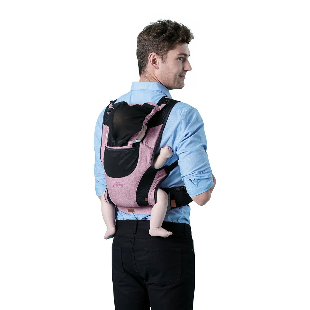 Marsupiu Chipolino Bobby Rose, Ergonomic 3.5-15kg - imagine 3
