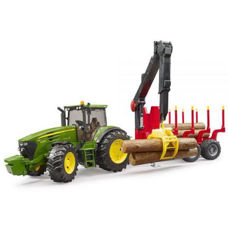 Tractor John Deere 7930 cu Remorcă Forestieră Bruder - imagine 4