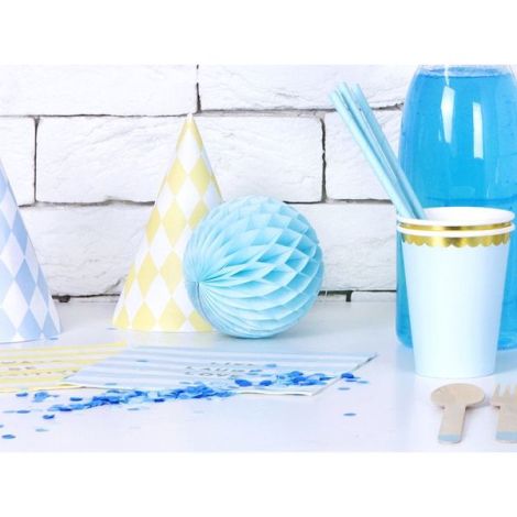 Decoratiune Honeycomb Albastru Party Deco - imagine 5