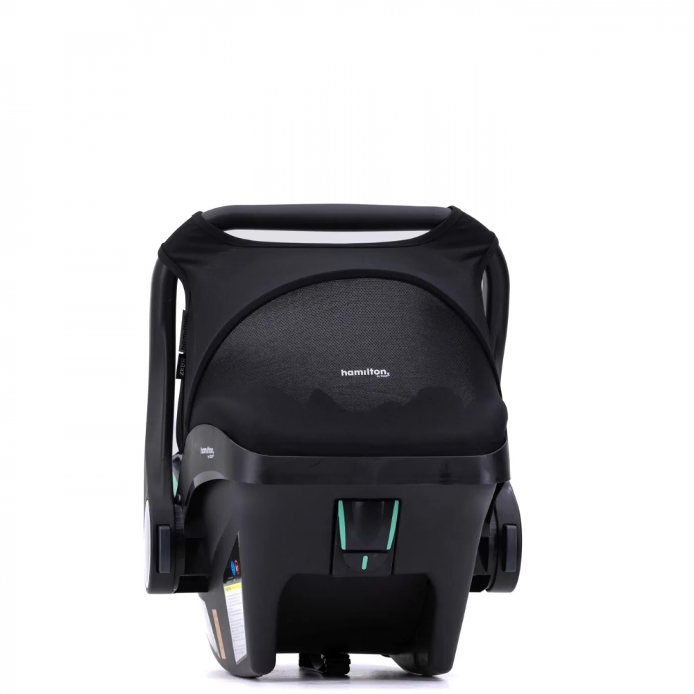 Scoica Auto Zeno i-Size Hamilton, Black, 0-15 luni - imagine 7