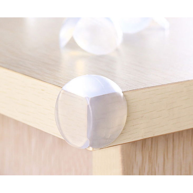 Set 4 Aparatori Colturi Iso Trade Silicon Transparent - imagine 5
