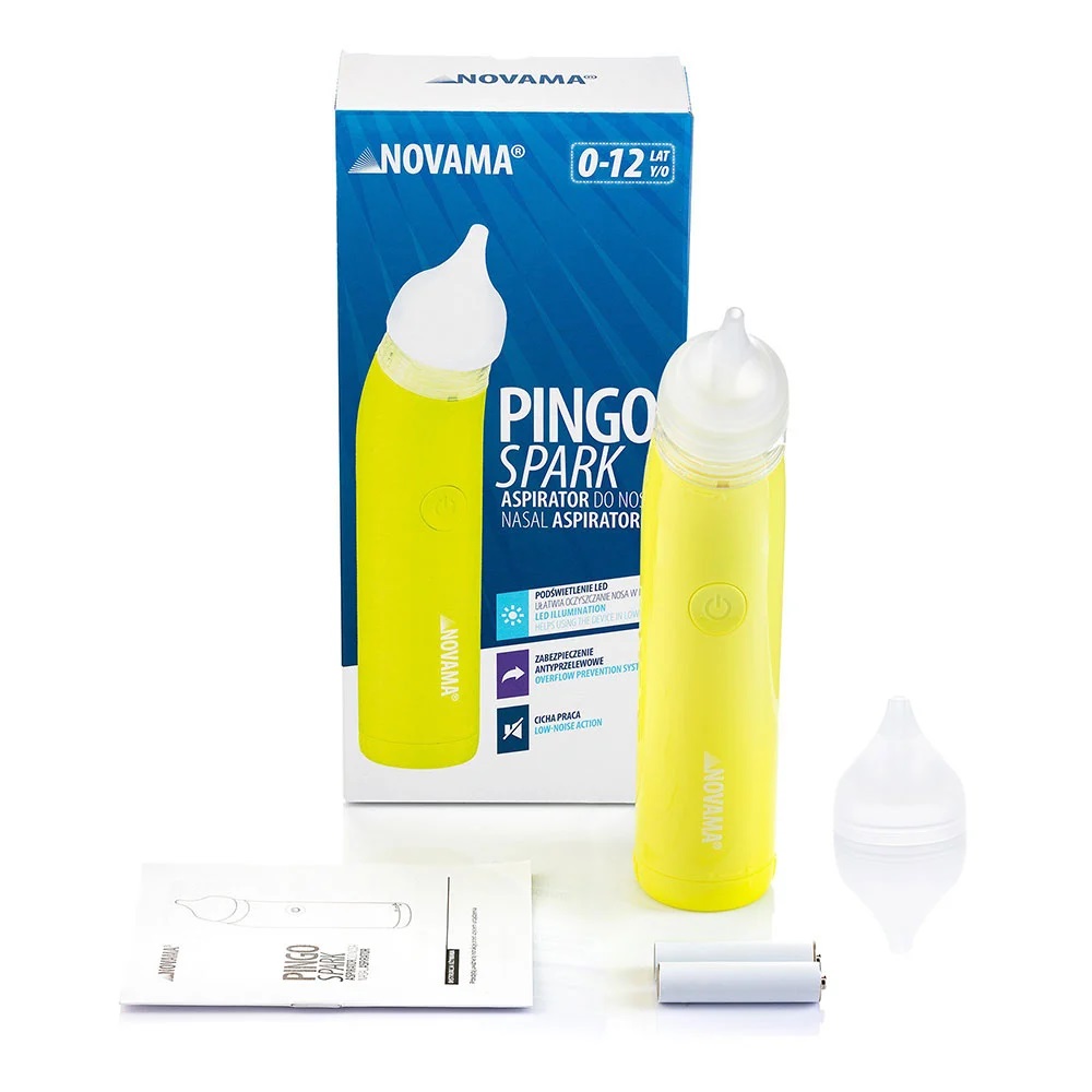 Aspirator Nazal Electric Novama Pingo Spark 0-12 ani LED - imagine 4