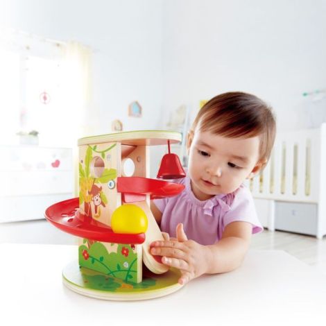 Hape Traseu Jungla cu Bile - Jucarie Lemn - imagine 4