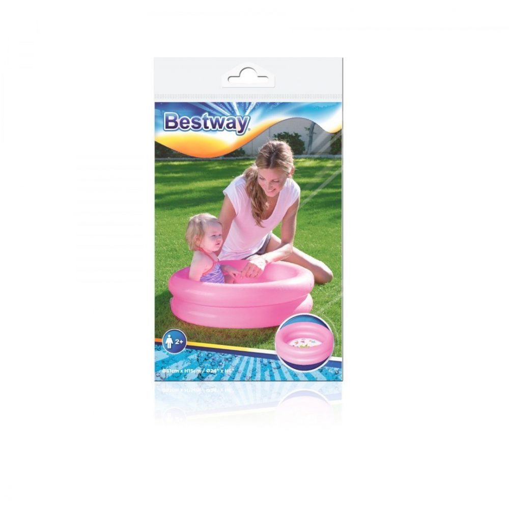 Piscina Gonflabilă Bestway, 61 cm, Roz - imagine 3