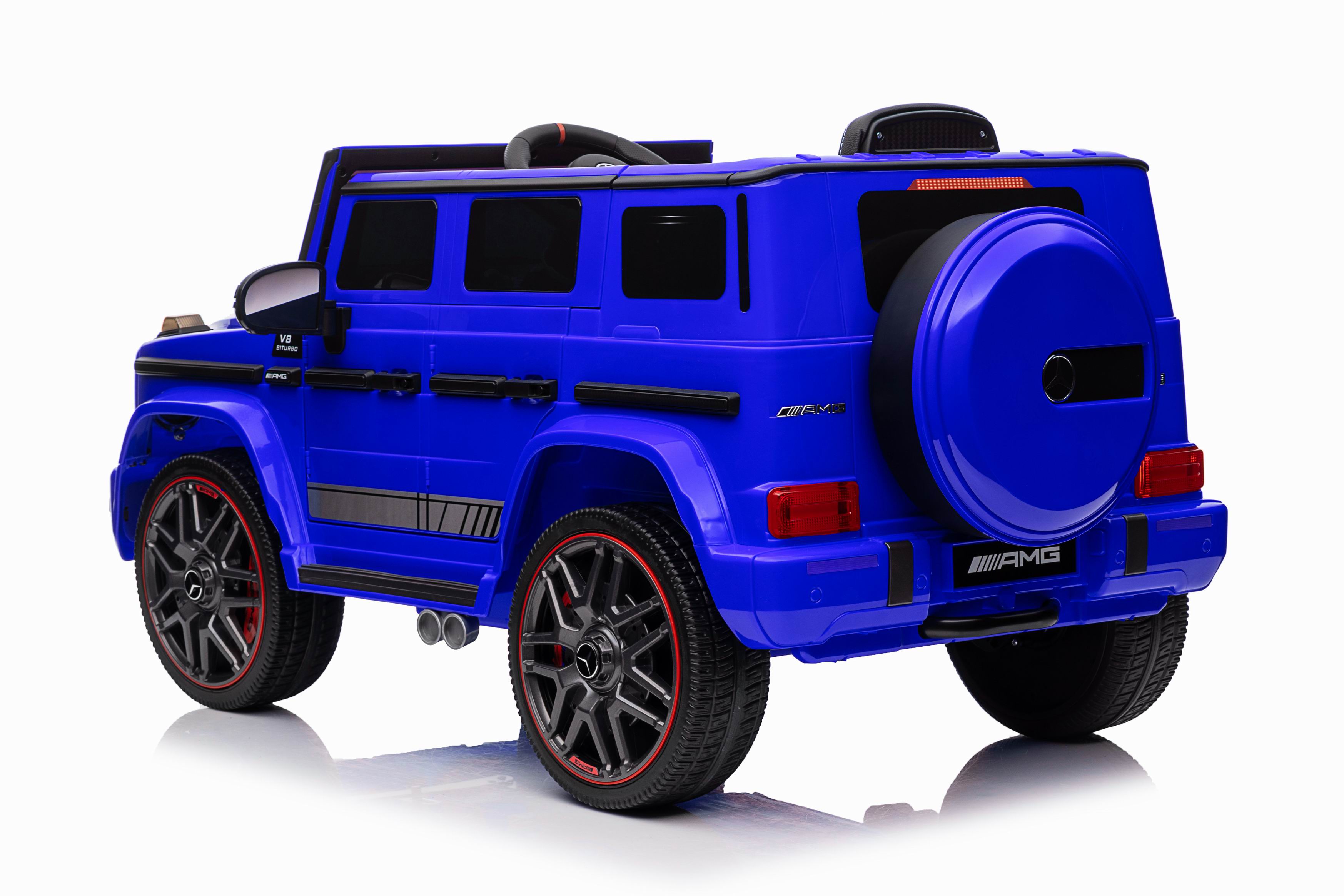 Masinuta Electrica Mercedes AMG G63 12V Albastru - imagine 2