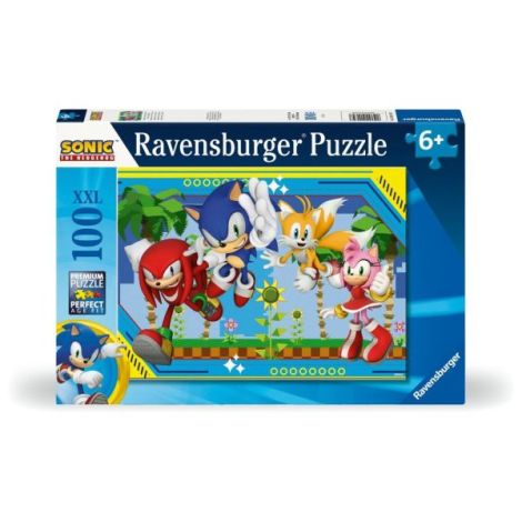 Puzzle Ravensburger Sonic 100 Piese - Educativ - imagine 2