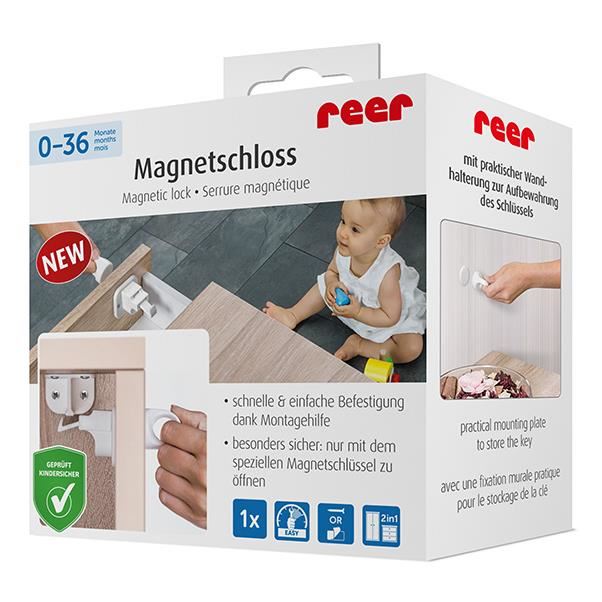 Incuietoare Magnetica Reer 51030 - Siguranta Sertare - imagine 6