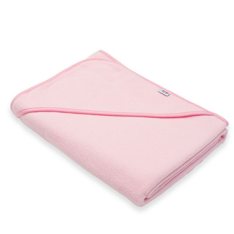 Set prosop baie New Baby, roz, 100x100 cm - imagine 3