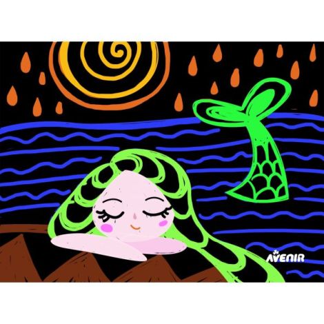 Avenir Set Razuit Scratch Art Mica Sirena - imagine 4