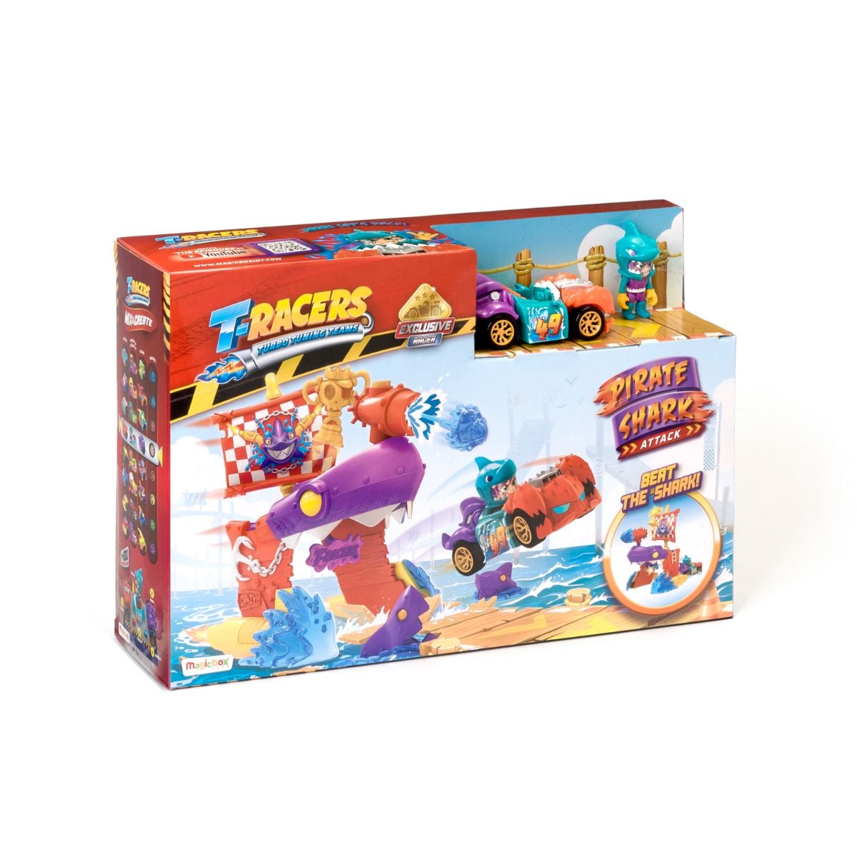 Set de joaca T-Racers Rechinul Pirat | Actiune