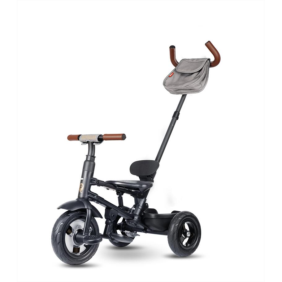 Tricicleta Qplay Rito Deluxe Gri Pliabilă - imagine 4