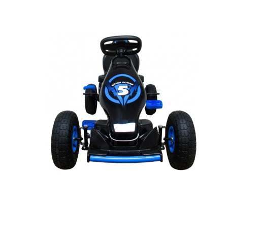 Kart Pedale R-Sport G8 Albastru cu Roti Gonflabile - imagine 3