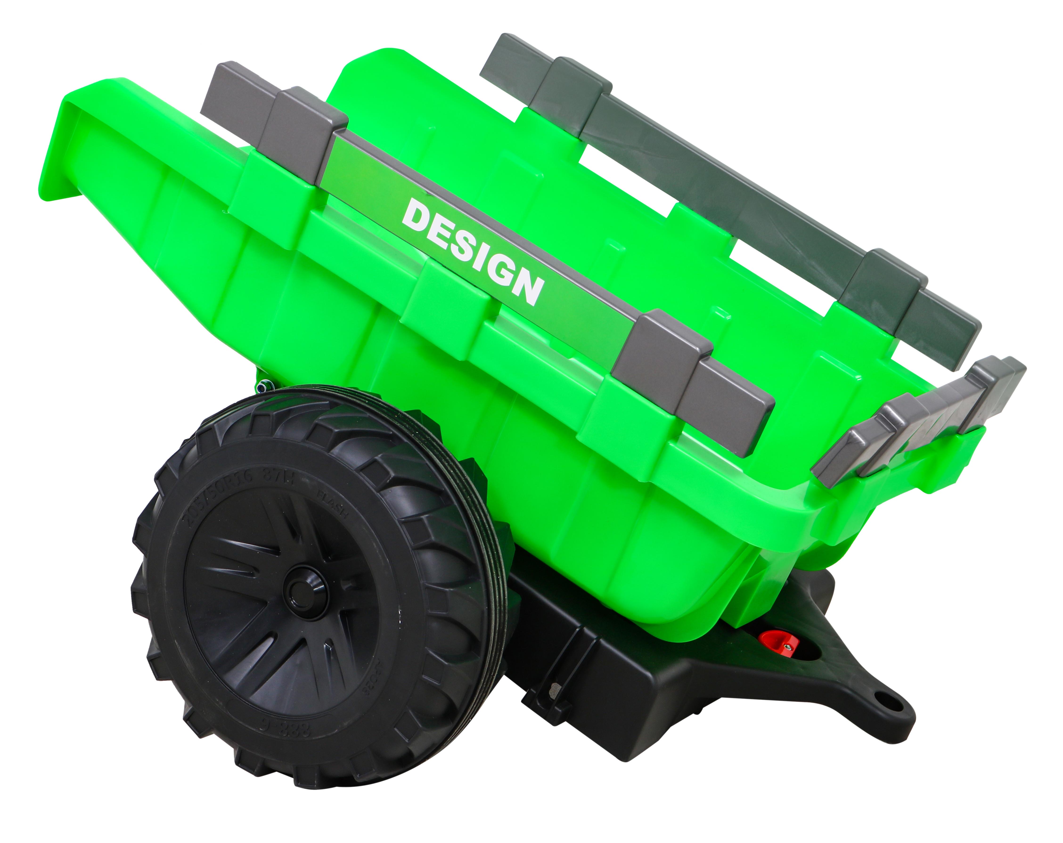 Tractor Excavator Electric 12V cu Remorcă Autokids - imagine 12