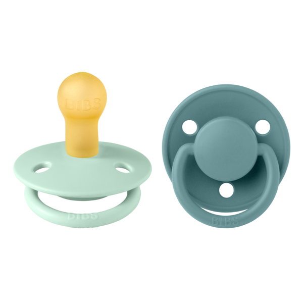 Set 2 Suzete BIBS Latex, 0+ luni, Nordic Mint & Island Sea - imagine 3