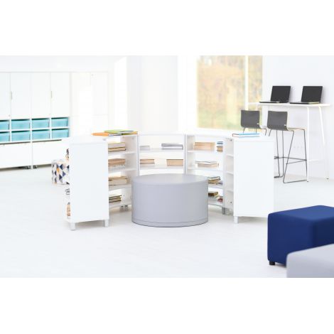 Dulap Curbat Quadro M Alb Moje Bambino - imagine 5