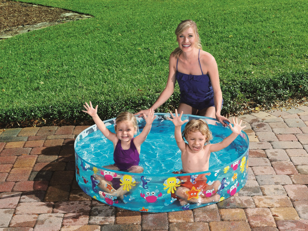 Piscina Bestway Fill and Fun 122cm - distractie vara - imagine 4