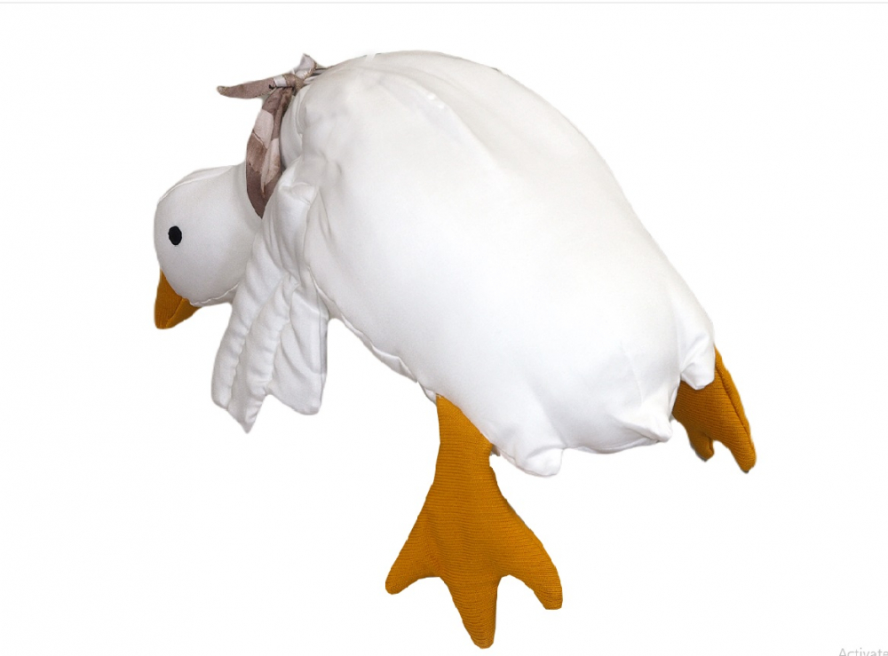 Perna Decorativă Gâscă Amy | Moale și Dătătoare de Comfort - imagine 3