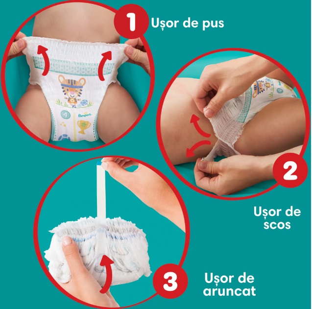 Scutece Pampers Pants XXL | Confort și Protecție Superioară - imagine 9