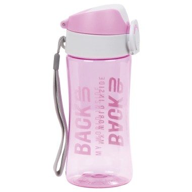 Sticlă Apă Copii 400 ml Plastic Roz | Backup