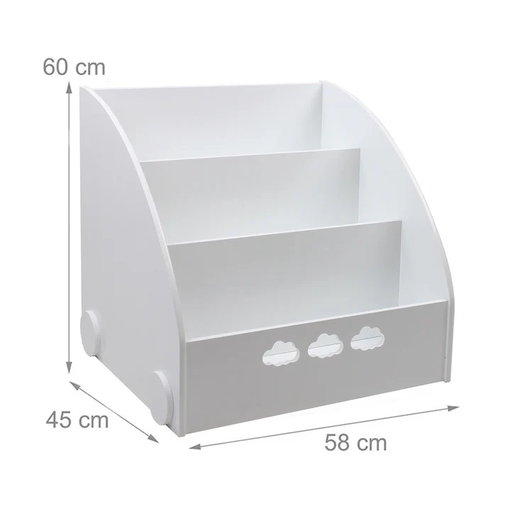 Organizator Cărți Ginger Home Cloud White - imagine 4