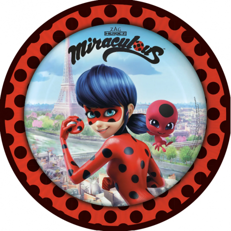 Farfurii Ladybug Amscan | Decor Petrecere Copii