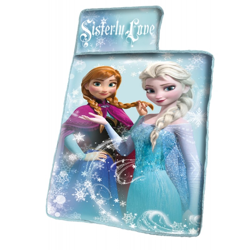 Sac de dormit Frozen Kids, 100% Poliester, 51x117 cm - imagine 4