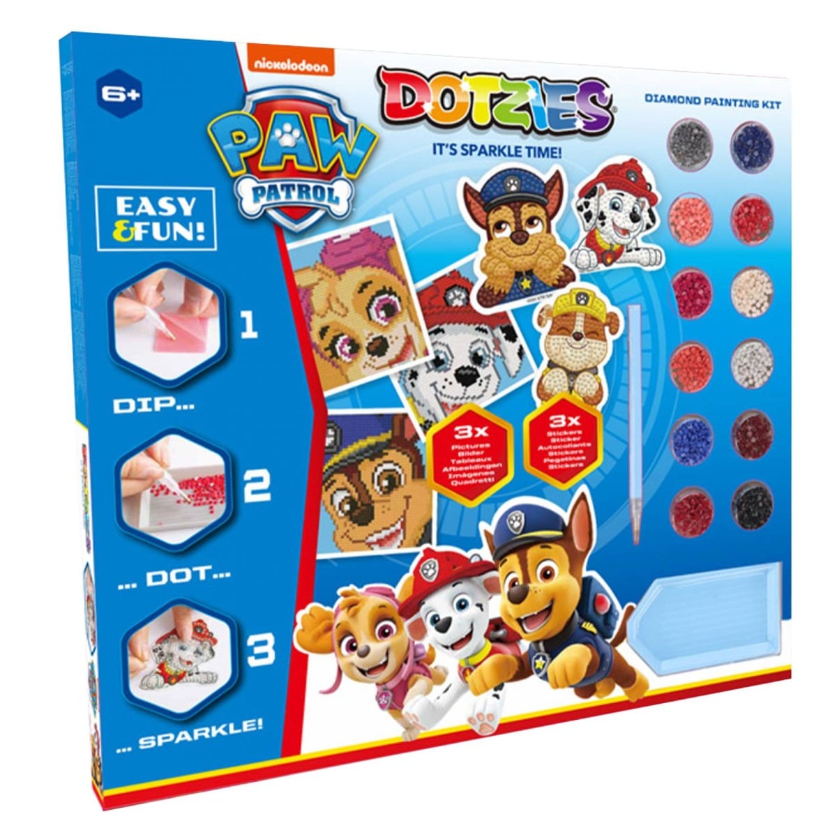 Set Diamond Dotz 6 în 1 Patrula Cățelușilor