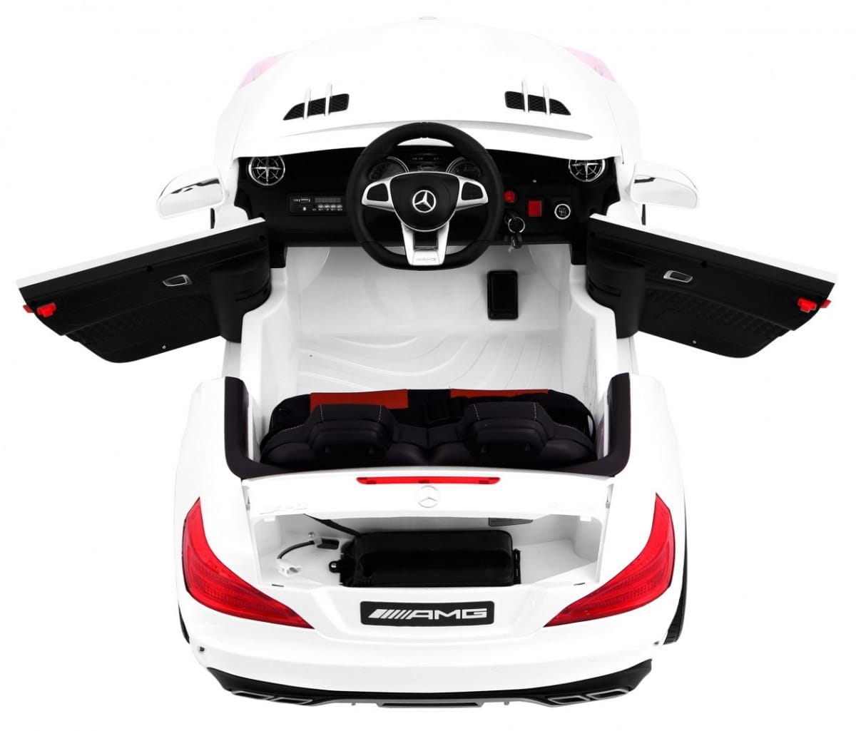 Masinuta Electrica Mercedes SL65 Alba | Autokids - imagine 7