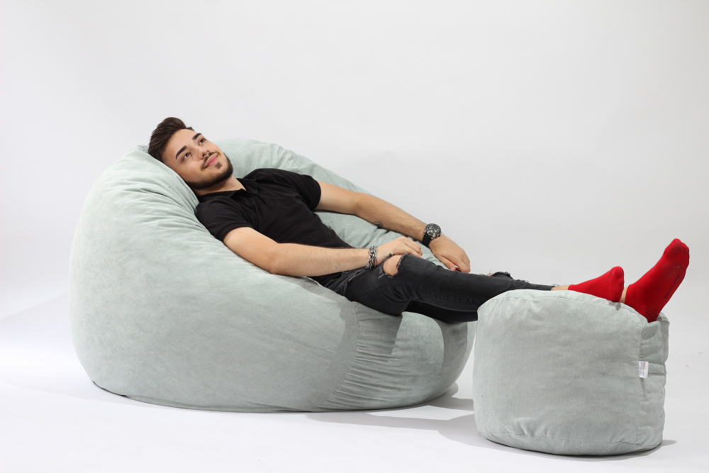 Fotoliu Pufrelax King Size Light Mint | Relaxare Supremă - imagine 2