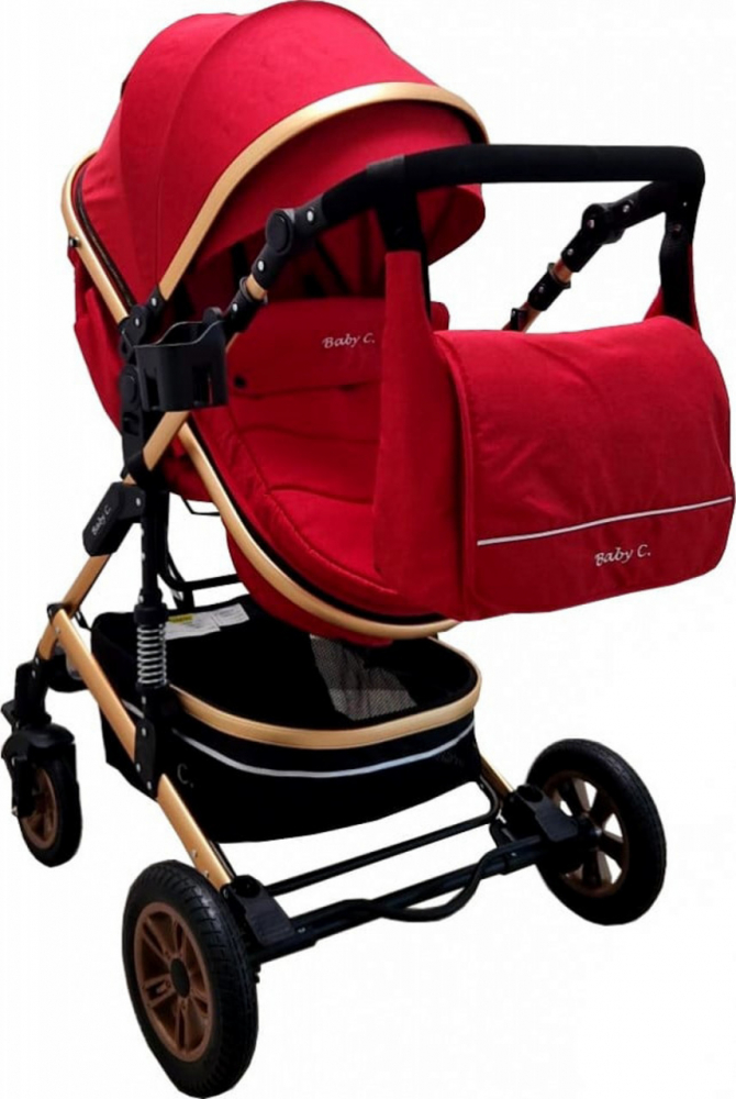 Baby Care PRO 531 Rosu 2in1 Carucior Premium - imagine 2