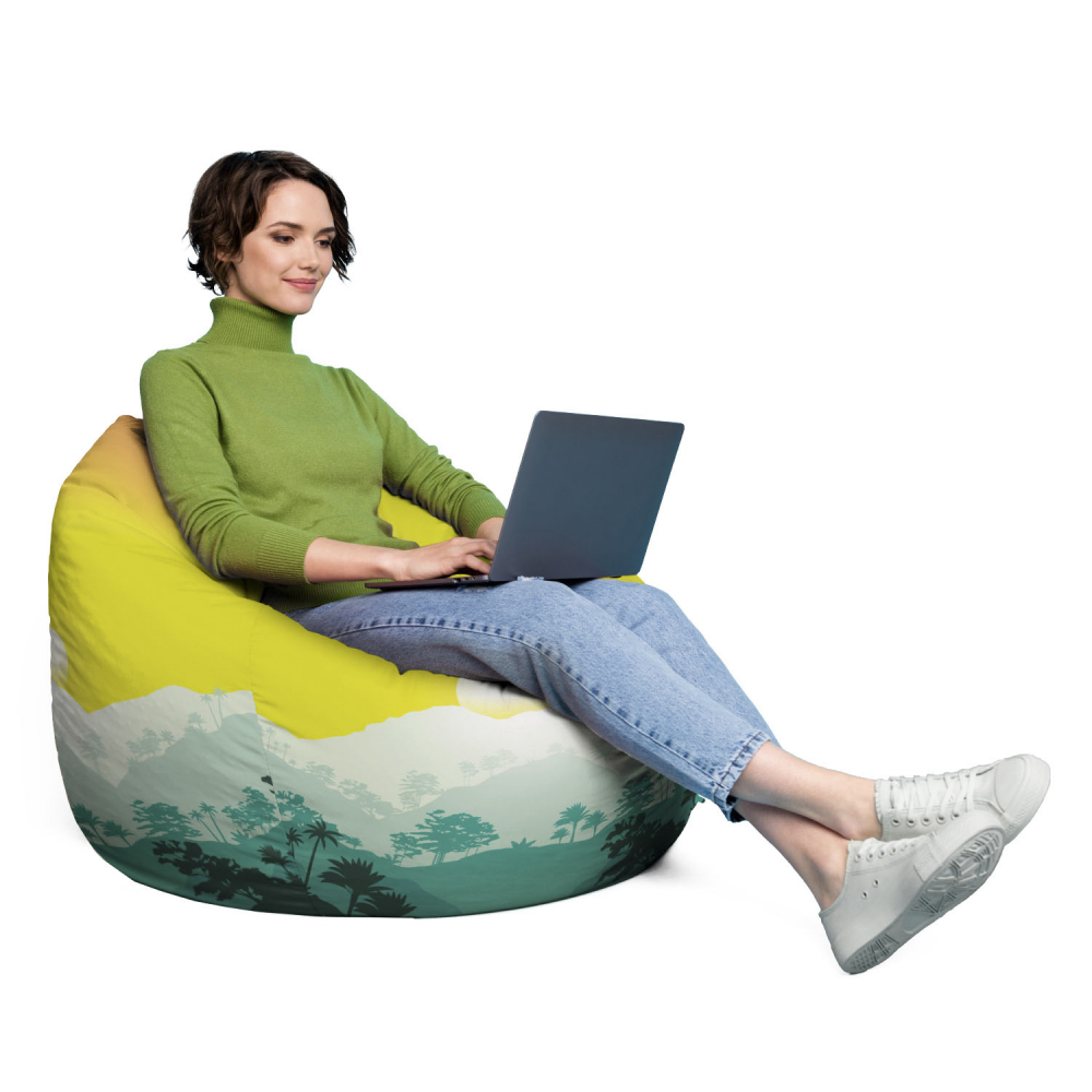 Husă Puf Para XL Tropical Updeco | Design Exotic - imagine 4
