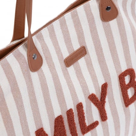 Geanta Childhome Family Bag Nude Alb Spatioasa - imagine 2