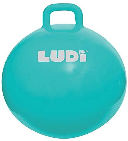 Mingea Saltăreață Ludi Blue 55 cm cu Mâner - imagine 2