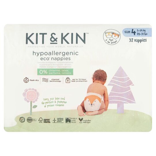 Scutece Eco KitKin Hipoalergenice 4, 32 buc - imagine 6