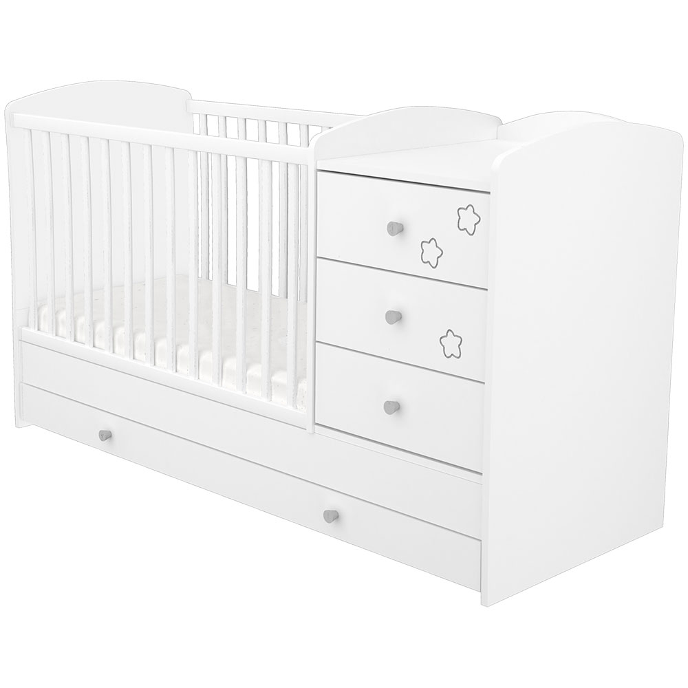 Patut Hubners Matei Transformabil 120x60 Alb - imagine 5