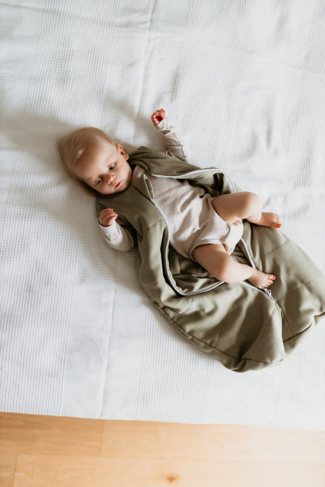 Sac Dormit Swaddle Gri Nor Pufos 2.5 Tog