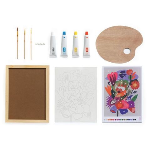 Atelier Pictură Flori Djeco - Relaxare Creativă - imagine 4