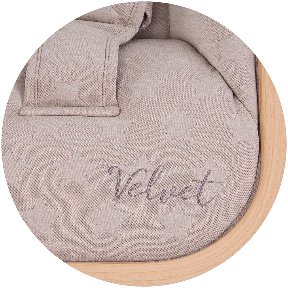 Scaunel balansoar Chipolino Velvet, Sand Wood - imagine 4