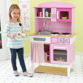 Bucătărie Kidskraft Home Cooking, Lemn, Multicolor - imagine 2