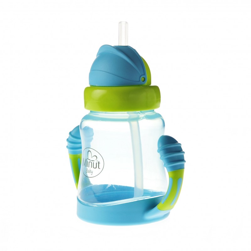 Cana Anticurgere Minut Baby 210ml cu Pai - imagine 2