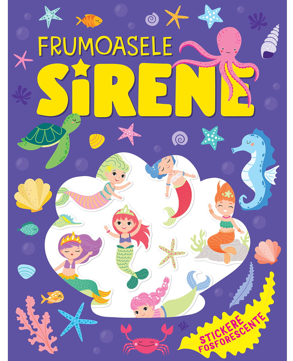 Kreativ - Sirene cu Stickere Fosforescente