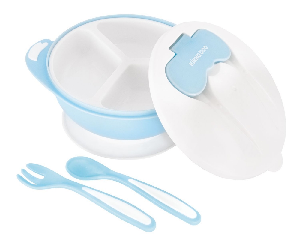 Castron 4in1 Kikkaboo Blue cu Tacâmuri - imagine 8