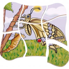 Puzzle Stratificat Fluturele Beleduc - Educațional - imagine 4