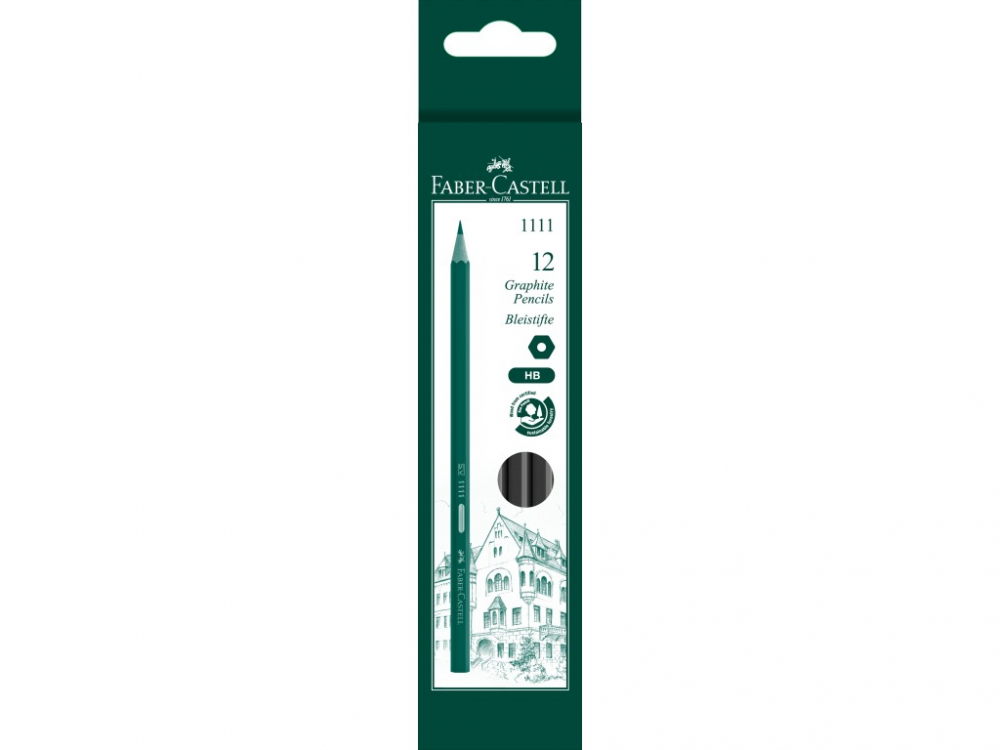 Creion Grafit HB Faber-Castell 1111 Hexagonal