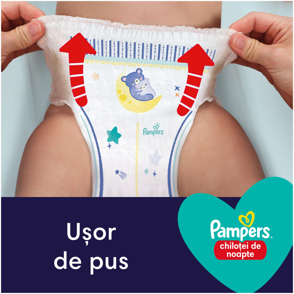 Pampers Night Pants 4, 9-15kg, 25 buc - imagine 3