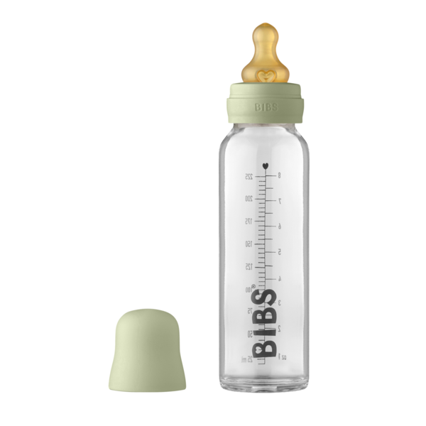 Bibs Biberon Sticlă Anticolici 225 ml Sage - imagine 4